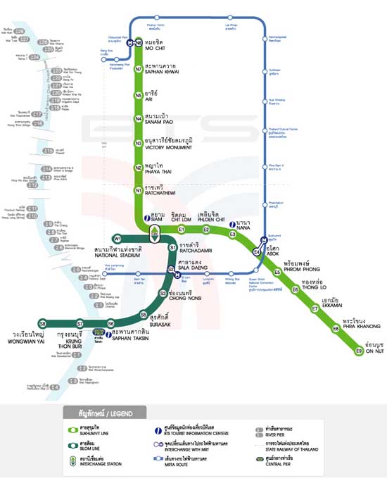 แผนที่ไปสวนจัตุจักร