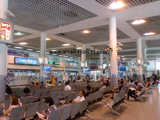 ที่นั่งพักภายในสถานีขนส่งหมอชิต